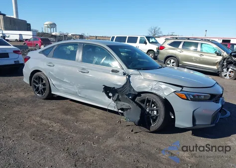 2025 Honda Civic Sport from USA, damaged, VIN 2HGFE2F51SH523747